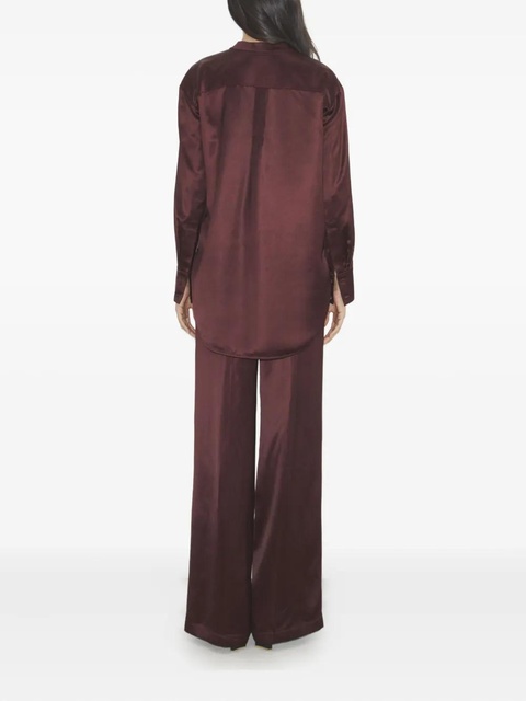 Tory Burch elasticated-waistband trousers - Purple - zdjęcie produktu nr 2