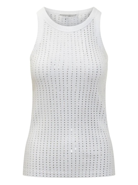 The Attico crystal-embellished tank top - White - zdjęcie produktu nr 1