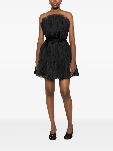 Maje pleated mini dress - Black - zdjęcie produktu nr 1