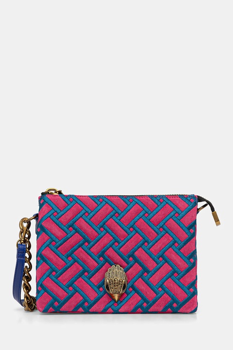Kurt Geiger London torebka skórzana KENSINGTON kolor różowy 5013557219 - zdjęcie produktu nr 1