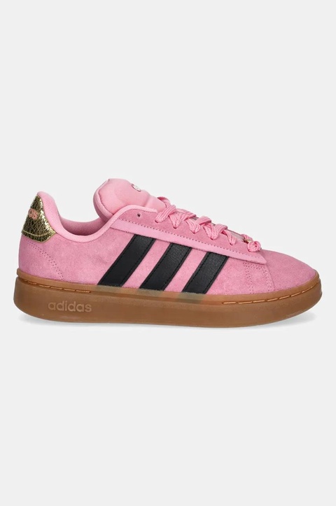 adidas sneakersy zamszowe GRAND COURT ALPHA 00s kolor różowy JH8669 - zdjęcie produktu nr 2