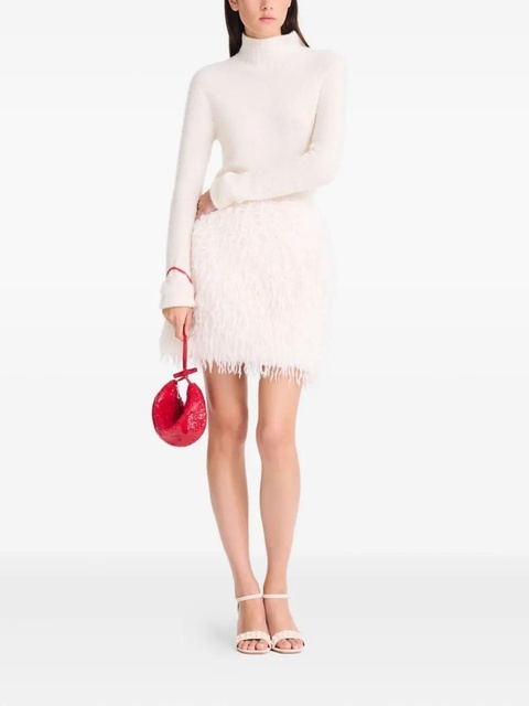 Longchamp small Le Roseau tote bag - Red - zdjęcie produktu nr 1