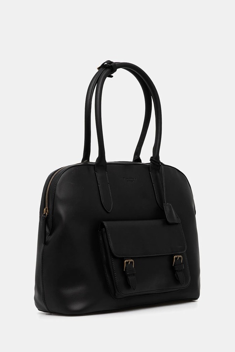 Marc O'Polo torebka skórzana kolor czarny 5000009165 - zdjęcie produktu nr 2