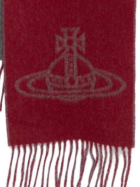 Vivienne Westwood patterned scarf - Red - zdjęcie produktu nr 1