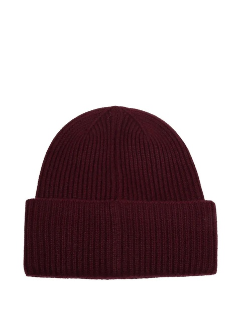 Max Mara ribbed turn-up beanie - Red - zdjęcie produktu nr 2