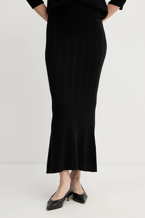Twinset spódnica kolor czarny maxi ołówkowa 252TP3322 - zdjęcie produktu nr 1