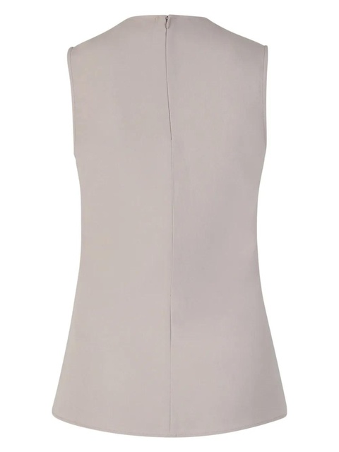 AMI Paris crepe tank top - Neutrals - zdjęcie produktu nr 2