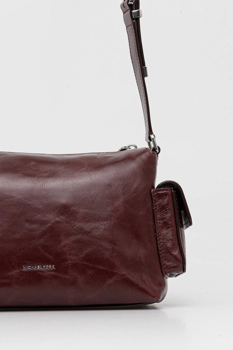 MICHAEL Michael Kors torebka skórzana kolor bordowy 30S5SM3L8Y - zdjęcie produktu nr 2
