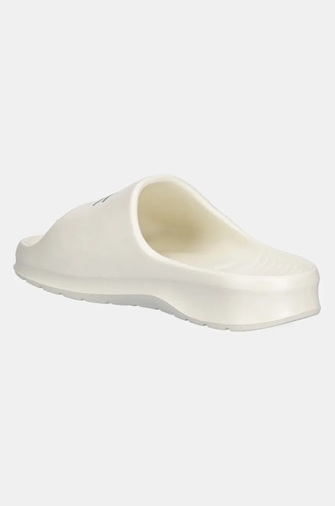 Lacoste klapki SERVE SLIDE 2.0 damskie kolor beżowy na platformie 48CFA0022 - zdjęcie produktu nr 2