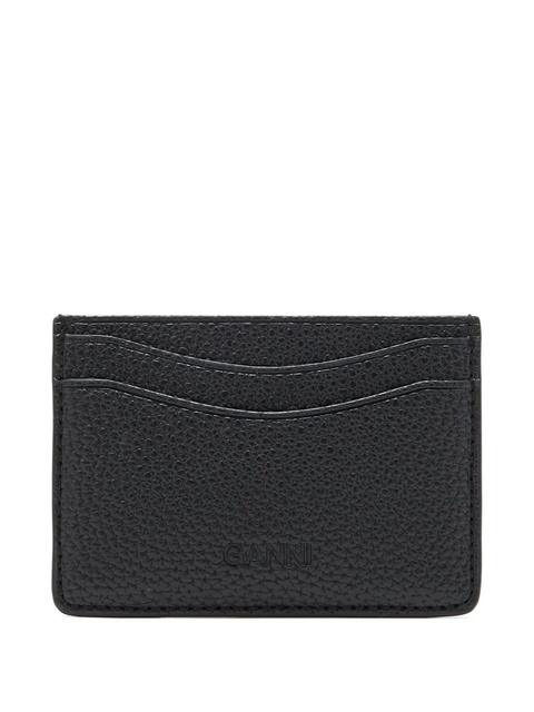 GANNI Bou logo card holder - Black - zdjęcie produktu nr 2