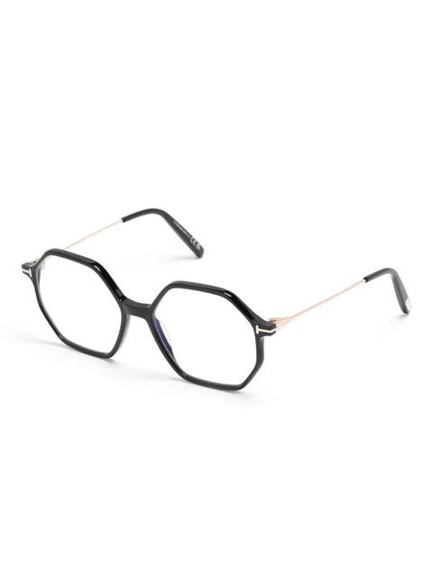 TOM FORD Eyewear geometric-frame glasses - Black - zdjęcie produktu nr 2