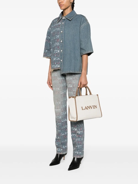 Lanvin small In&Out tote bag - Neutrals - zdjęcie produktu nr 2