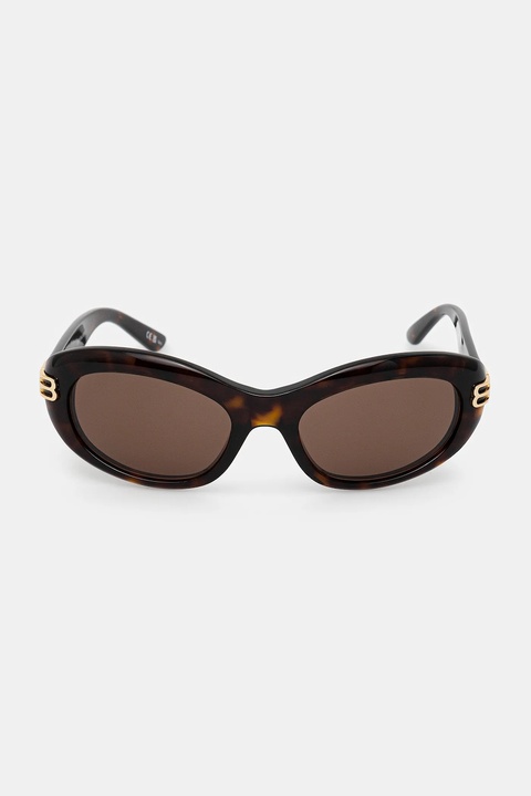 Balenciaga okulary przeciwsłoneczne damskie kolor brązowy BB0431S - zdjęcie produktu nr 2