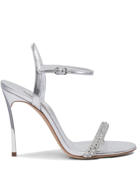 Casadei crystal-embellished sandals - Silver - zdjęcie produktu nr 1