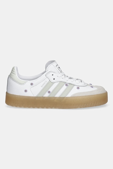 adidas Originals sneakersy skórzane Sambae W damskie kolor biały JS3954 - zdjęcie produktu nr 2
