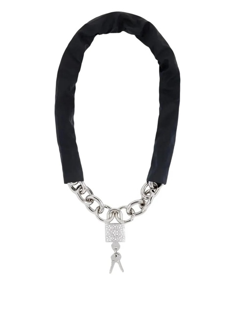 Simone Rocha sleeve-chain padlock belt - Black - zdjęcie produktu nr 1