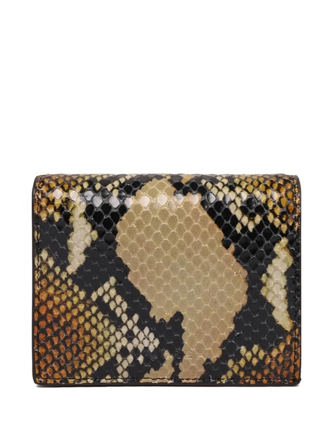 Alexander McQueen snakeskin-print wallet - Brown - zdjęcie produktu nr 2