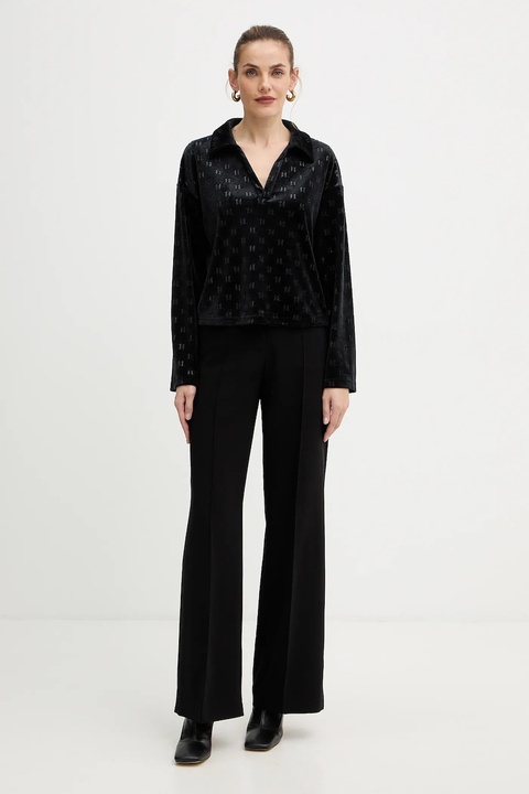 Karl Lagerfeld bluza damska kolor czarny A4W44007 - zdjęcie produktu nr 2