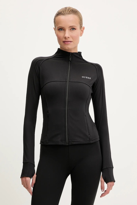 Guess bluza MARGOT damska kolor czarny gładka V5RP17 KCD02 - zdjęcie produktu nr 1