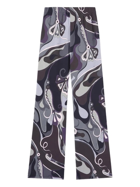 PUCCI orchidee print straight trousers - Grey - zdjęcie produktu nr 1