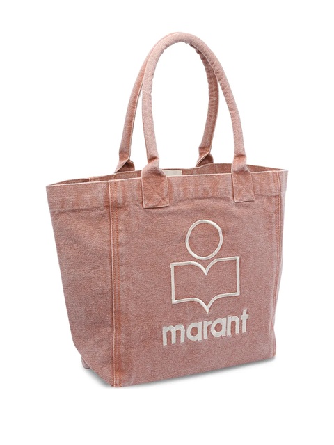 ISABEL MARANT Yenky logo-embroidered tote bag - Pink - zdjęcie produktu nr 2