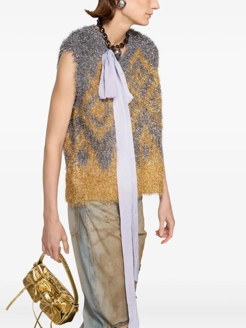 Acne Studios drawstring tote bag - Gold - zdjęcie produktu nr 1