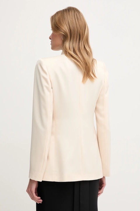 Sandro Ferrone marynarka kolor beżowy jednorzędowa gładka S23XBEBORIELLO - zdjęcie produktu nr 1