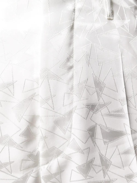 ISABEL MARANT tapered geometric print trousers - White - zdjęcie produktu nr 2