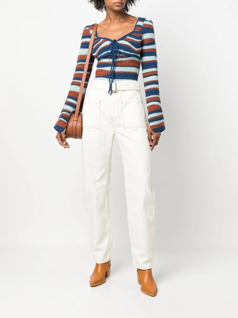 ETRO straight-leg cargo trousers - White - zdjęcie produktu nr 2