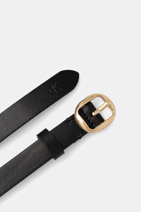 Calvin Klein pasek skórzany damski kolor czarny LV04F7058G - zdjęcie produktu nr 1