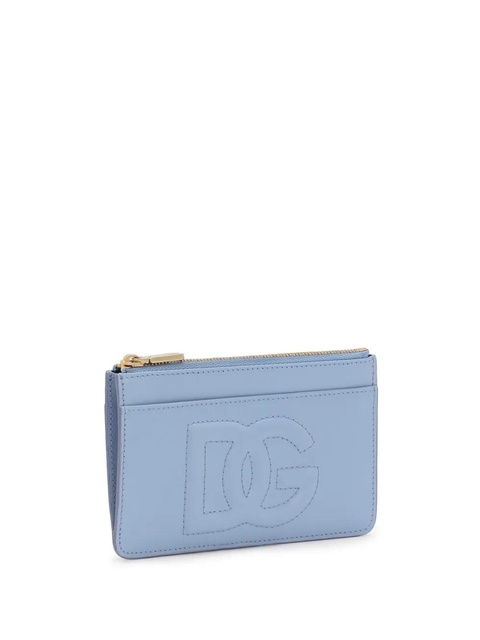 Dolce & Gabbana medium DG-embossed card holder - Blue - zdjęcie produktu nr 2