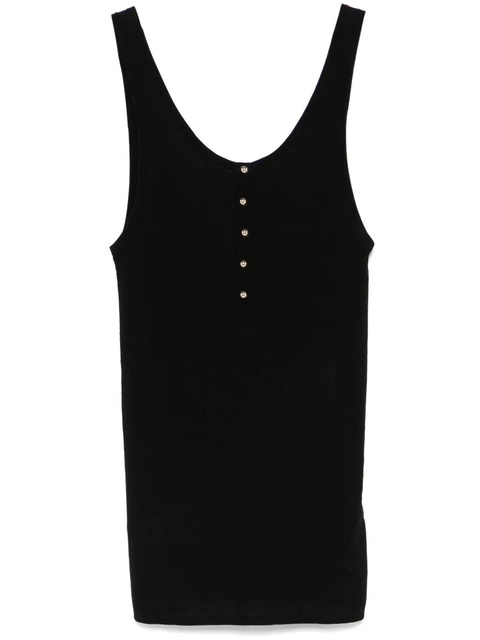 SANDRO rib-knit vest top - Black - zdjęcie produktu nr 1