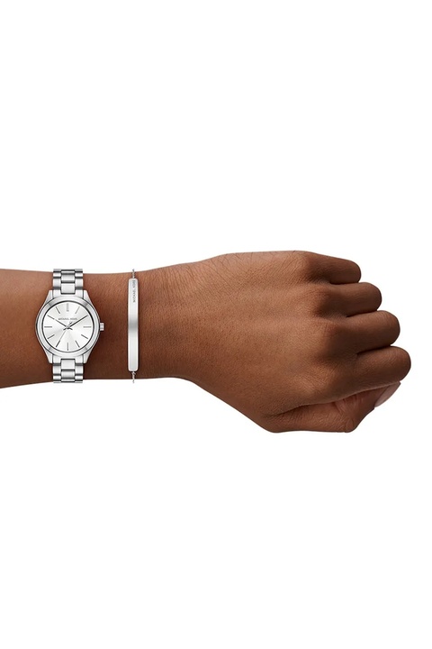 Michael Kors zegarek damski kolor srebrny MK7563SET - zdjęcie produktu nr 2