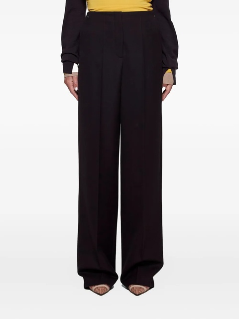 FENDI pleated-front wool trousers - Purple - zdjęcie produktu nr 2