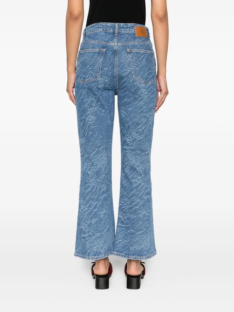 GANNI textured five-pocket jeans - Blue - zdjęcie produktu nr 2