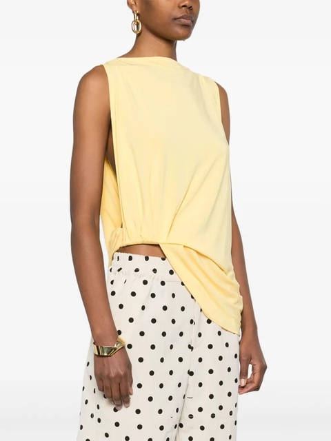 Jacquemus Le Haute Peplo top - Yellow - zdjęcie produktu nr 2