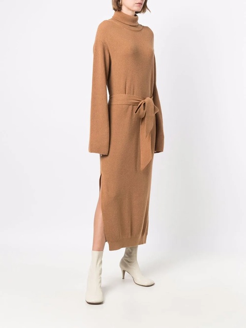 Nanushka belted knitted dress - Brown - zdjęcie produktu nr 1