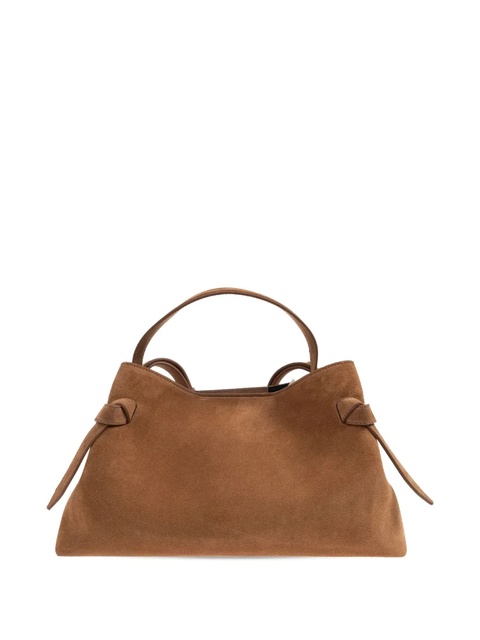Yuzefi knotted leather tote bag - Brown - zdjęcie produktu nr 2