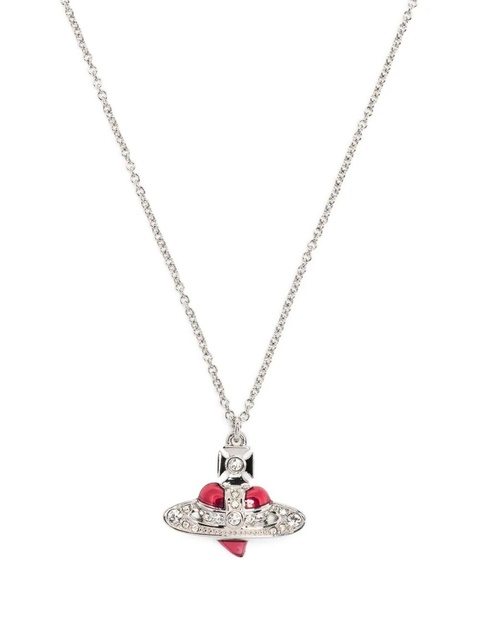 Vivienne Westwood New Diamante Heart pendant necklace - Silver - zdjęcie produktu nr 2