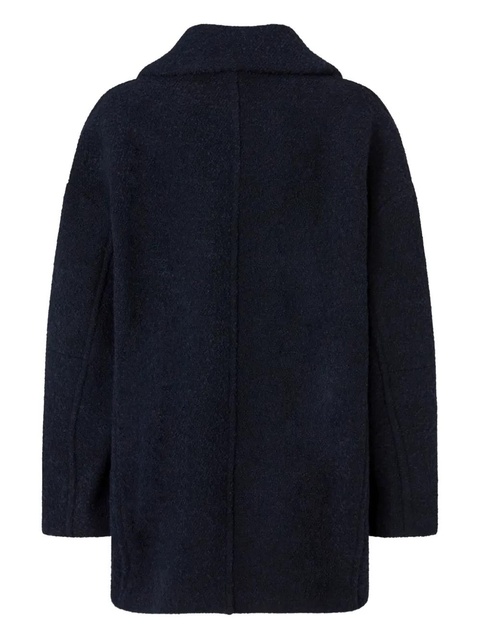PINKO double-breasted embellished-cuff coat - Blue - zdjęcie produktu nr 2