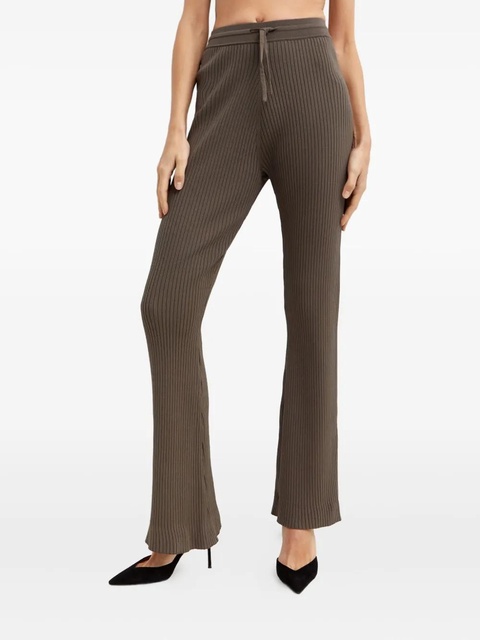 Nanushka Alea ribbed trousers - Brown - zdjęcie produktu nr 1