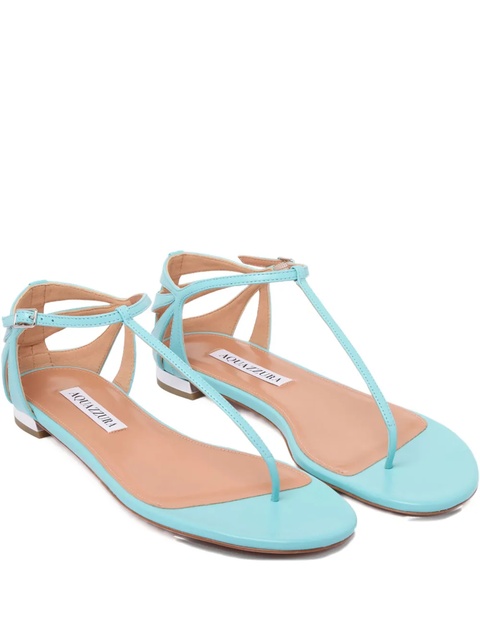 Aquazzura leather flat sandals - Blue - zdjęcie produktu nr 1