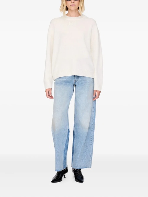 ANINE BING Lee crew-neck cashmere sweater - Neutrals - zdjęcie produktu nr 2