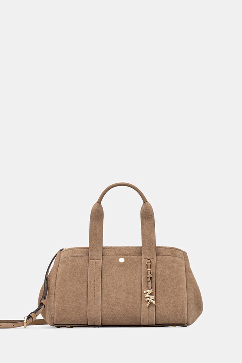 MICHAEL Michael Kors torebka zamszowa kolor beżowy 30F5G1ZS1S - zdjęcie produktu nr 1
