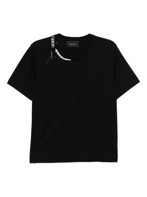 Simone Rocha cotton T-shirt - Black - zdjęcie produktu nr 1