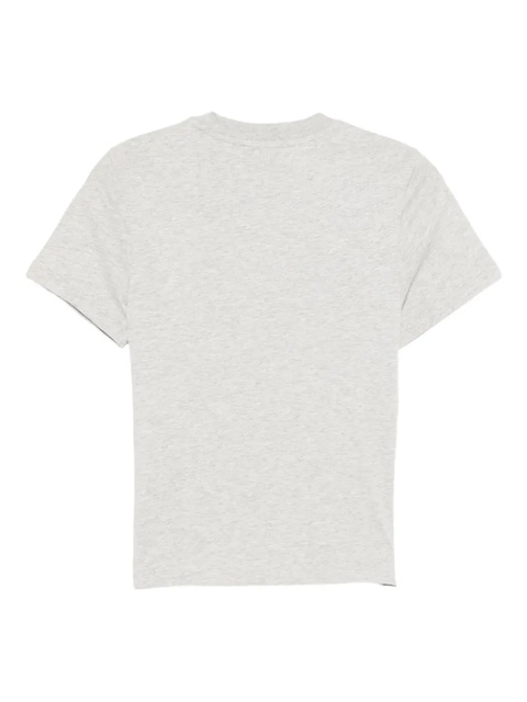 AMI Paris heart-logo t-shirt - Grey - zdjęcie produktu nr 2