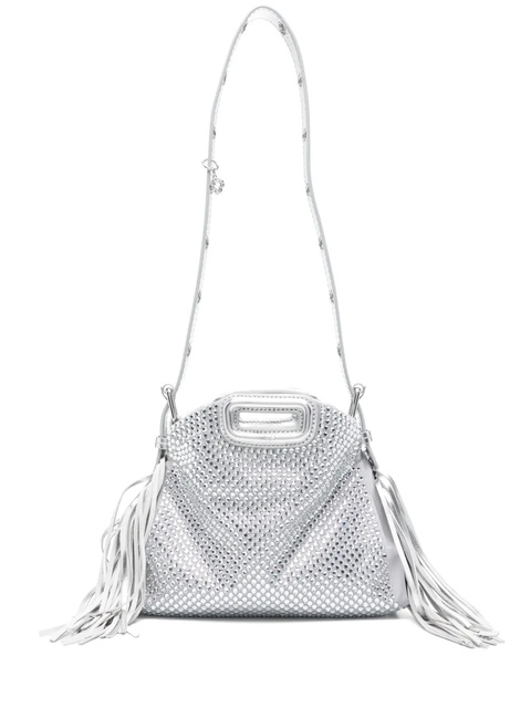 Maje mini Miss M rhinestone bag - Silver - zdjęcie produktu nr 1