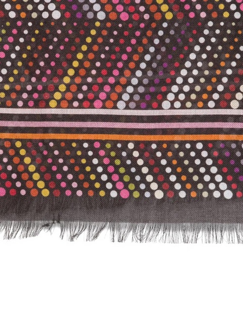 Missoni polka-dot zigzag scarf - Brown - zdjęcie produktu nr 2