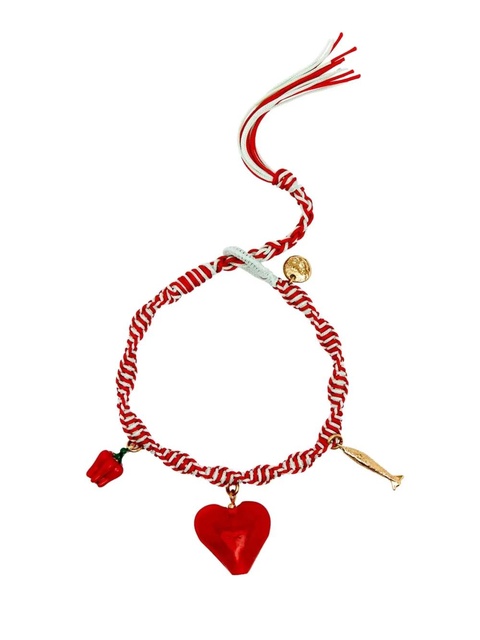 ALEMAIS heart charm bijoux barcelet - Red - zdjęcie produktu nr 2