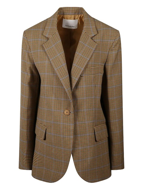 The Frankie Shop Lyra houndstooth blazer - Brown - zdjęcie produktu nr 1